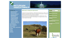 Desktop Screenshot of naturpark-habichtswald.de